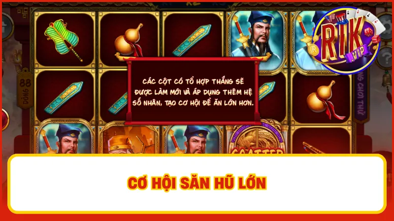 Bát Tiên Quá Hải Rikvip – Slot Game Huyền Thoại, Nổ Hũ Cực To 2 Nhận ngay cơ hội săn hũ giá trị khi tham gia chơi Bát Tiên Quá Hải Rikvip